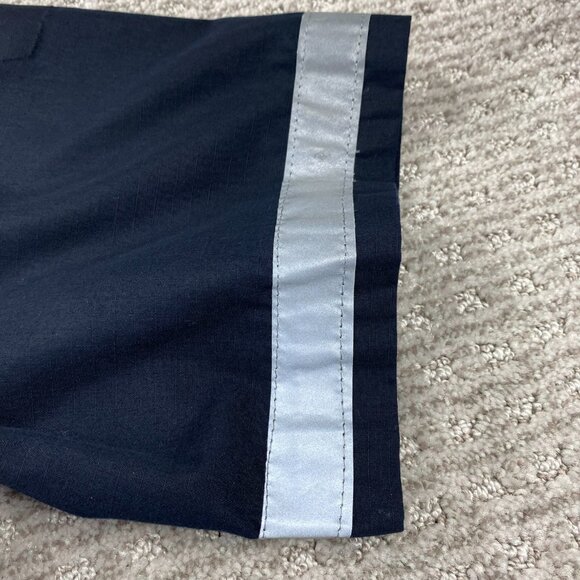 5.11 Tactical Shirt Men Medium Tall Neck 15-15.5 Black Button Up Polo Uniform - Picture 3 of 10